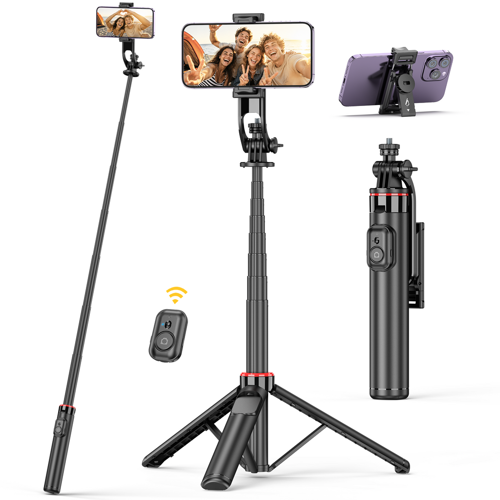 51.6" Adjustable Tripod Selfie Stick for Content Creators