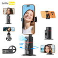 360° AI Face Tracking Phone Holder, Gesture Control, No App Required