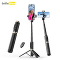 29" Mini Portable Selfie Stick Tripod with iPhone & Android for Travel, Vlogging, Selfies & Video Recording