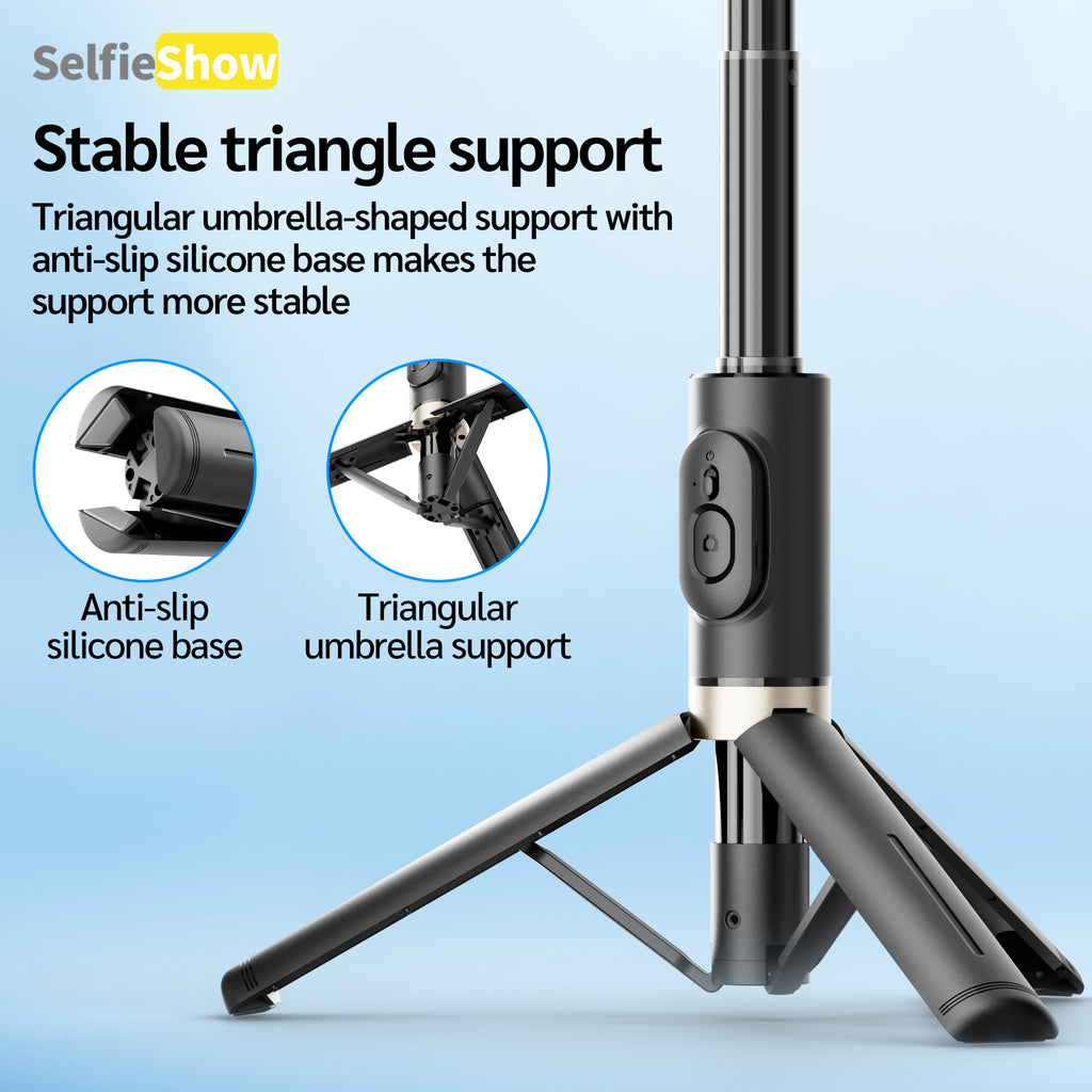 29" Mini Portable Selfie Stick Tripod with iPhone & Android for Travel, Vlogging, Selfies & Video Recording