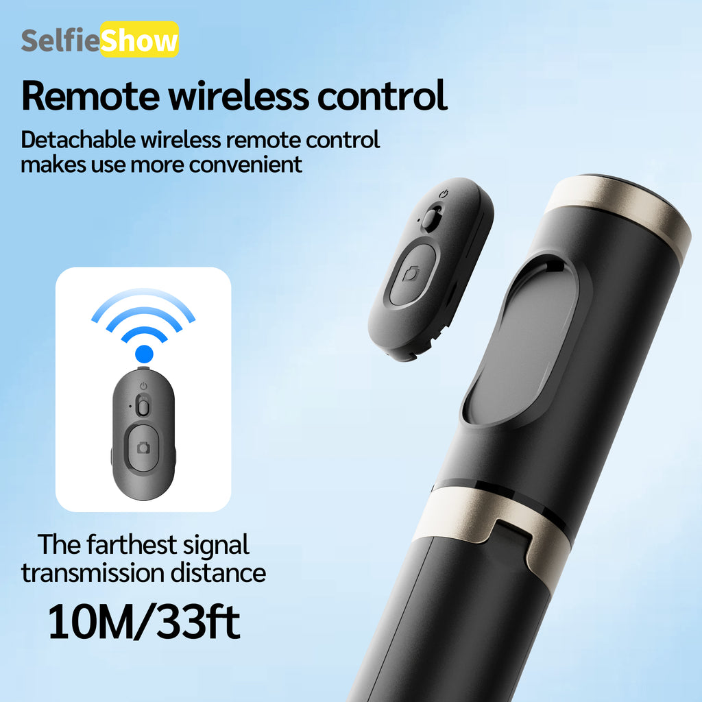 29" Mini Portable Selfie Stick Tripod with iPhone & Android for Travel, Vlogging, Selfies & Video Recording