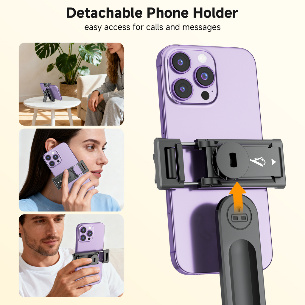 51.6" Adjustable Tripod Selfie Stick for Content Creators