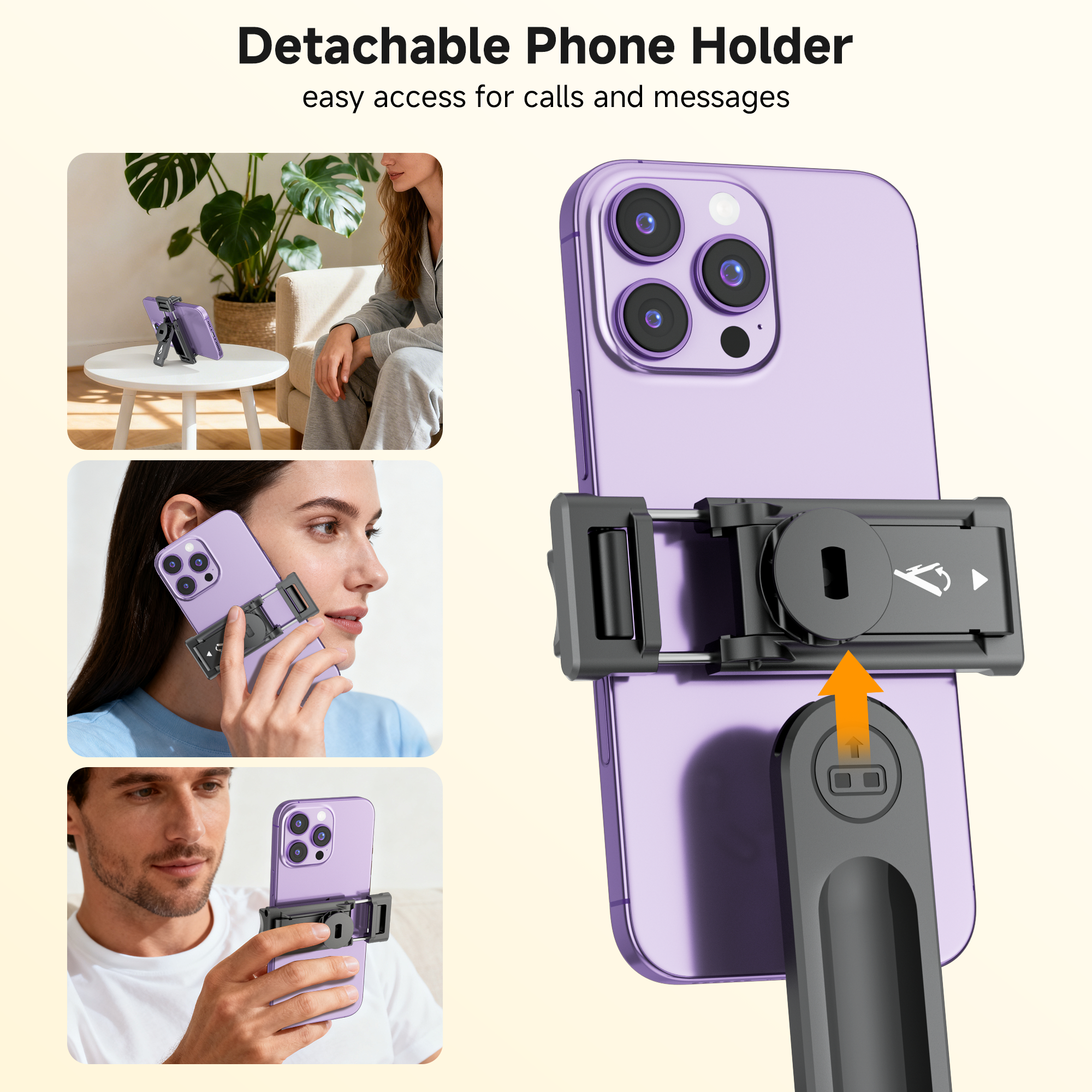 51.6" Adjustable Tripod Selfie Stick for Content Creators