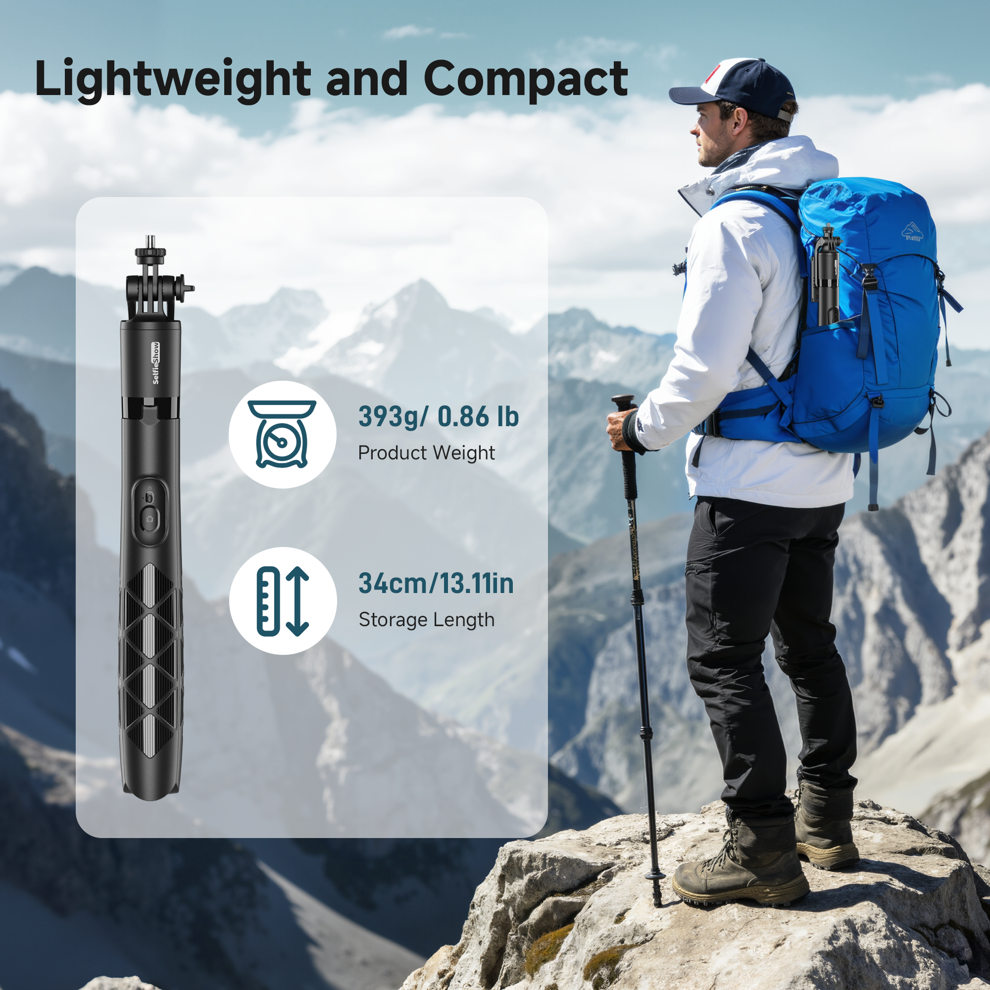 71" Bluetooth Selfie Stick Tripod with 6-Level LED Fill Light & Remote, Heavy-Duty 360° Phone Stand for iPhone & Android